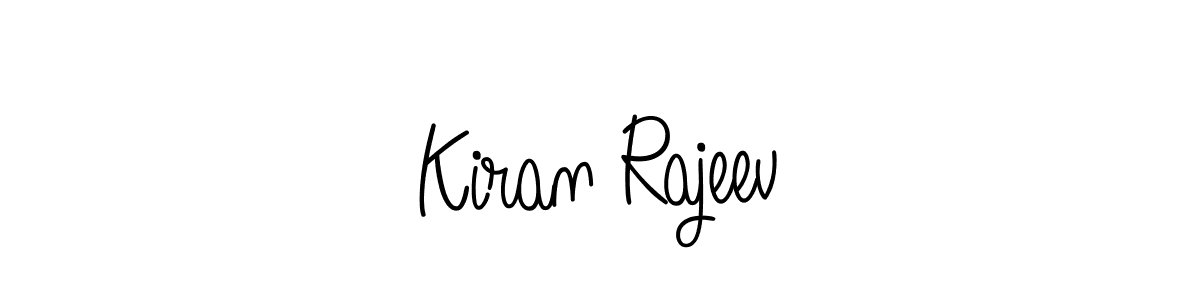 You should practise on your own different ways (Angelique-Rose-font-FFP) to write your name (Kiran Rajeev) in signature. don't let someone else do it for you. Kiran Rajeev signature style 5 images and pictures png