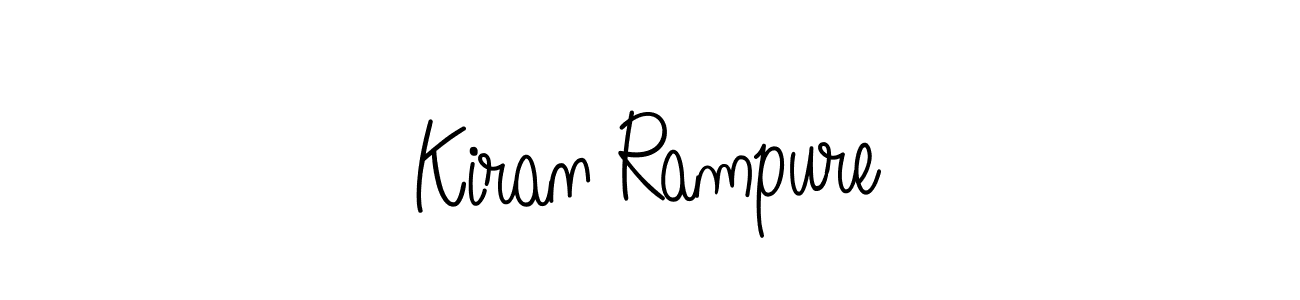 Also we have Kiran Rampure name is the best signature style. Create professional handwritten signature collection using Angelique-Rose-font-FFP autograph style. Kiran Rampure signature style 5 images and pictures png