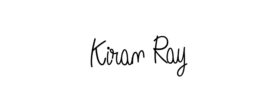 How to make Kiran Ray name signature. Use Angelique-Rose-font-FFP style for creating short signs online. This is the latest handwritten sign. Kiran Ray signature style 5 images and pictures png