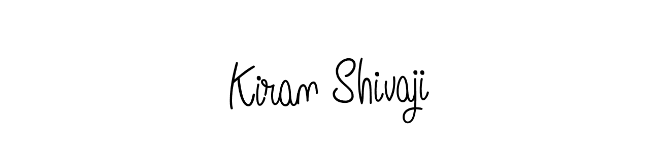 Use a signature maker to create a handwritten signature online. With this signature software, you can design (Angelique-Rose-font-FFP) your own signature for name Kiran Shivaji. Kiran Shivaji signature style 5 images and pictures png