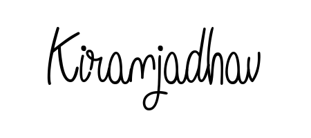 Style your name Kiranjadhav with confidence using Angelique-Rose-font-FFP signature design. Simple, elegant, and ready for immediate document use. Kiranjadhav signature style 5 images and pictures png