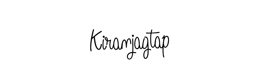 You should practise on your own different ways (Angelique-Rose-font-FFP) to write your name (Kiranjagtap) in signature. don't let someone else do it for you. Kiranjagtap signature style 5 images and pictures png