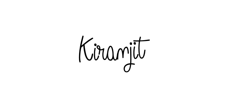 You should practise on your own different ways (Angelique-Rose-font-FFP) to write your name (Kiranjit) in signature. don't let someone else do it for you. Kiranjit signature style 5 images and pictures png