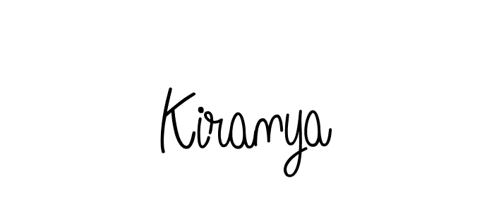 Also we have Kiranya name is the best signature style. Create professional handwritten signature collection using Angelique-Rose-font-FFP autograph style. Kiranya signature style 5 images and pictures png
