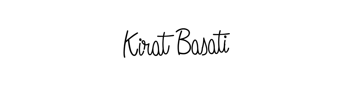 Angelique-Rose-font-FFP is a professional signature style that is perfect for those who want to add a touch of class to their signature. It is also a great choice for those who want to make their signature more unique. Get Kirat Basati name to fancy signature for free. Kirat Basati signature style 5 images and pictures png