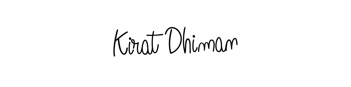 Here are the top 10 professional signature styles for the name Kirat Dhiman. These are the best autograph styles you can use for your name. Kirat Dhiman signature style 5 images and pictures png