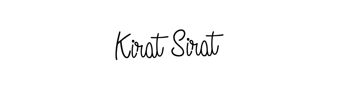 Best and Professional Signature Style for Kirat Sirat. Angelique-Rose-font-FFP Best Signature Style Collection. Kirat Sirat signature style 5 images and pictures png