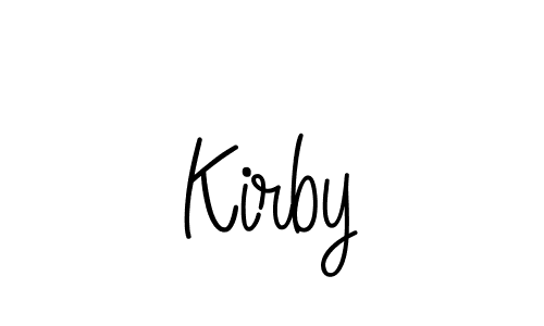 The best way (Angelique-Rose-font-FFP) to make a short signature is to pick only two or three words in your name. The name Kirby include a total of six letters. For converting this name. Kirby signature style 5 images and pictures png