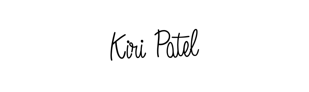Make a beautiful signature design for name Kiri Patel. With this signature (Angelique-Rose-font-FFP) style, you can create a handwritten signature for free. Kiri Patel signature style 5 images and pictures png