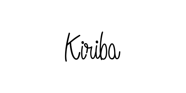 Once you've used our free online signature maker to create your best signature Angelique-Rose-font-FFP style, it's time to enjoy all of the benefits that Kiriba name signing documents. Kiriba signature style 5 images and pictures png