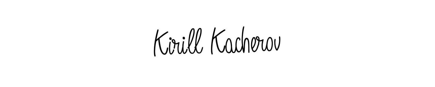 Best and Professional Signature Style for Kirill Kacherov. Angelique-Rose-font-FFP Best Signature Style Collection. Kirill Kacherov signature style 5 images and pictures png