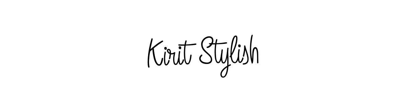 Here are the top 10 professional signature styles for the name Kirit Stylish. These are the best autograph styles you can use for your name. Kirit Stylish signature style 5 images and pictures png