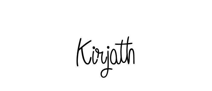 You can use this online signature creator to create a handwritten signature for the name Kirjath. This is the best online autograph maker. Kirjath signature style 5 images and pictures png