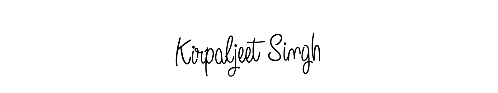Create a beautiful signature design for name Kirpaljeet Singh. With this signature (Angelique-Rose-font-FFP) fonts, you can make a handwritten signature for free. Kirpaljeet Singh signature style 5 images and pictures png