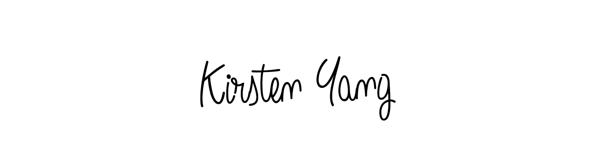 if you are searching for the best signature style for your name Kirsten Yang. so please give up your signature search. here we have designed multiple signature styles  using Angelique-Rose-font-FFP. Kirsten Yang signature style 5 images and pictures png