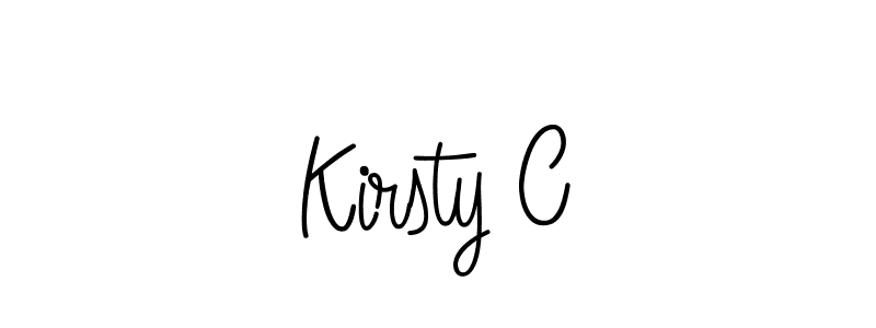 Best and Professional Signature Style for Kirsty C. Angelique-Rose-font-FFP Best Signature Style Collection. Kirsty C signature style 5 images and pictures png