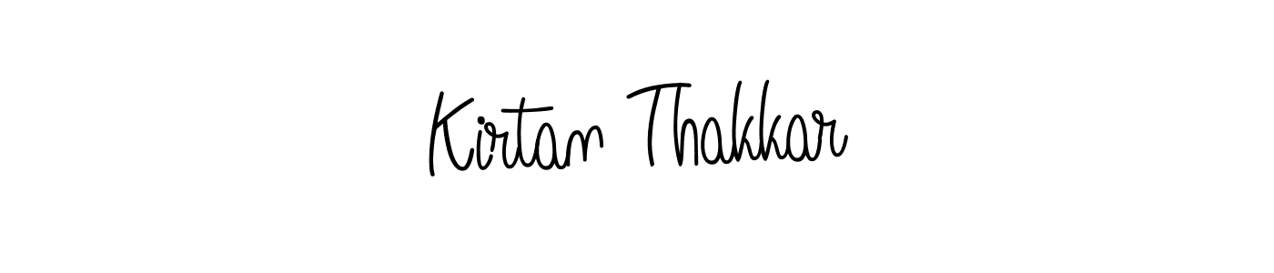 Make a beautiful signature design for name Kirtan Thakkar. With this signature (Angelique-Rose-font-FFP) style, you can create a handwritten signature for free. Kirtan Thakkar signature style 5 images and pictures png