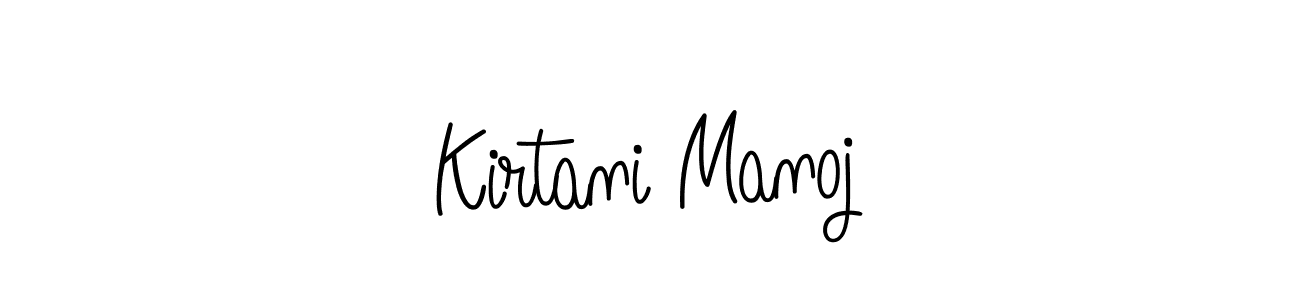 Make a short Kirtani Manoj signature style. Manage your documents anywhere anytime using Angelique-Rose-font-FFP. Create and add eSignatures, submit forms, share and send files easily. Kirtani Manoj signature style 5 images and pictures png