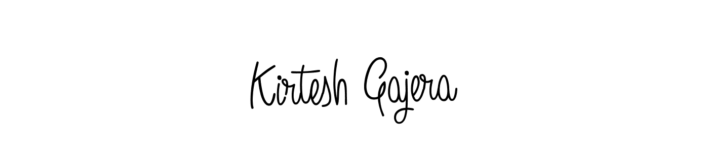 How to Draw Kirtesh Gajera signature style? Angelique-Rose-font-FFP is a latest design signature styles for name Kirtesh Gajera. Kirtesh Gajera signature style 5 images and pictures png
