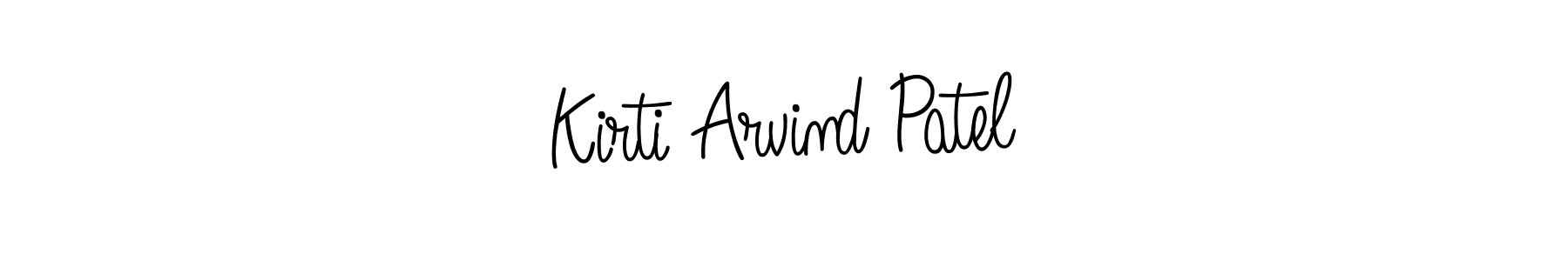 if you are searching for the best signature style for your name Kirti Arvind Patel. so please give up your signature search. here we have designed multiple signature styles  using Angelique-Rose-font-FFP. Kirti Arvind Patel signature style 5 images and pictures png