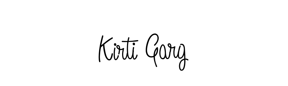 Make a beautiful signature design for name Kirti Garg. Use this online signature maker to create a handwritten signature for free. Kirti Garg signature style 5 images and pictures png
