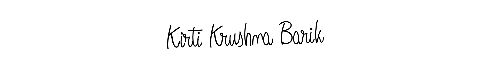 Make a beautiful signature design for name Kirti Krushna Barik. Use this online signature maker to create a handwritten signature for free. Kirti Krushna Barik signature style 5 images and pictures png
