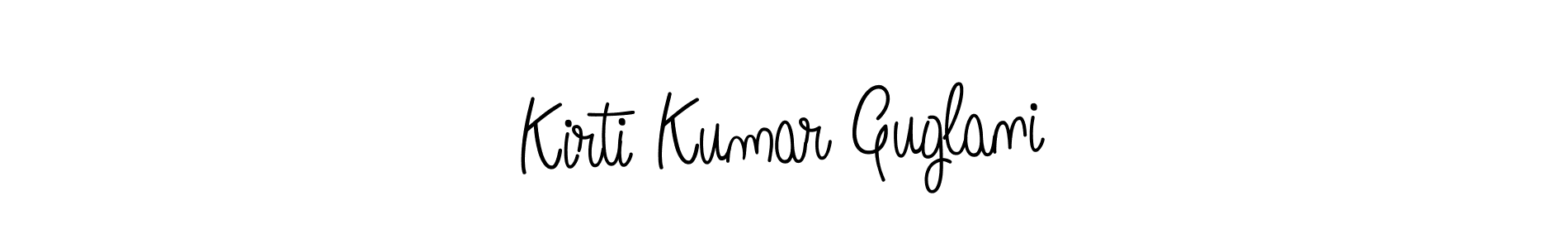 How to make Kirti Kumar Guglani signature? Angelique-Rose-font-FFP is a professional autograph style. Create handwritten signature for Kirti Kumar Guglani name. Kirti Kumar Guglani signature style 5 images and pictures png