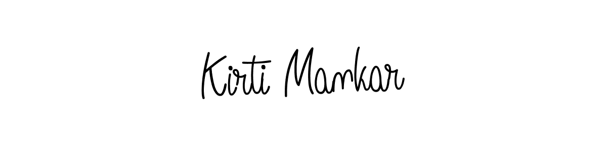 Also we have Kirti Mankar name is the best signature style. Create professional handwritten signature collection using Angelique-Rose-font-FFP autograph style. Kirti Mankar signature style 5 images and pictures png