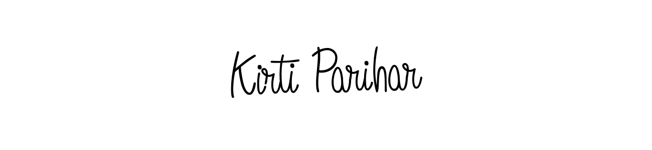 Make a short Kirti Parihar signature style. Manage your documents anywhere anytime using Angelique-Rose-font-FFP. Create and add eSignatures, submit forms, share and send files easily. Kirti Parihar signature style 5 images and pictures png