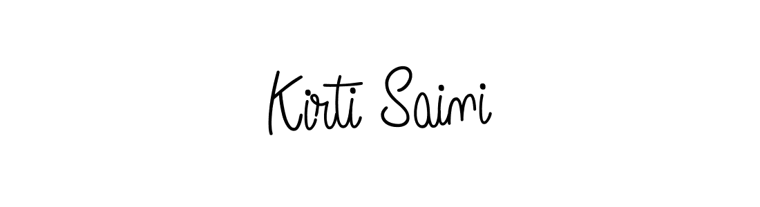 How to Draw Kirti Saini signature style? Angelique-Rose-font-FFP is a latest design signature styles for name Kirti Saini. Kirti Saini signature style 5 images and pictures png