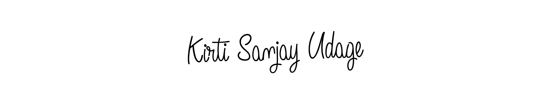 if you are searching for the best signature style for your name Kirti Sanjay Udage. so please give up your signature search. here we have designed multiple signature styles  using Angelique-Rose-font-FFP. Kirti Sanjay Udage signature style 5 images and pictures png