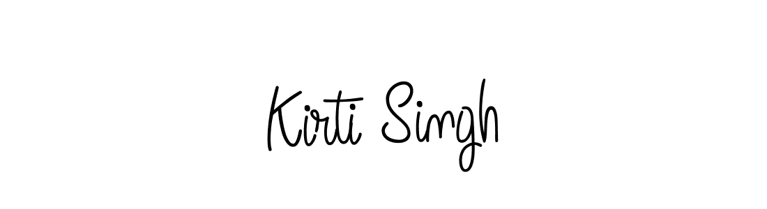 Kirti Singh stylish signature style. Best Handwritten Sign (Angelique-Rose-font-FFP) for my name. Handwritten Signature Collection Ideas for my name Kirti Singh. Kirti Singh signature style 5 images and pictures png