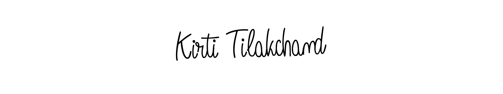 Make a beautiful signature design for name Kirti Tilakchand. Use this online signature maker to create a handwritten signature for free. Kirti Tilakchand signature style 5 images and pictures png