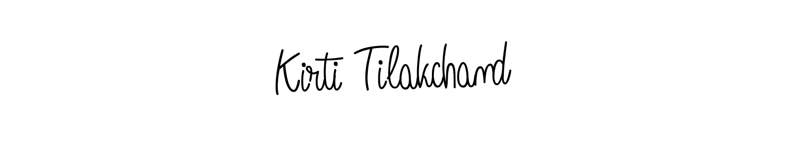 It looks lik you need a new signature style for name Kirti Tilakchand. Design unique handwritten (Angelique-Rose-font-FFP) signature with our free signature maker in just a few clicks. Kirti Tilakchand signature style 5 images and pictures png