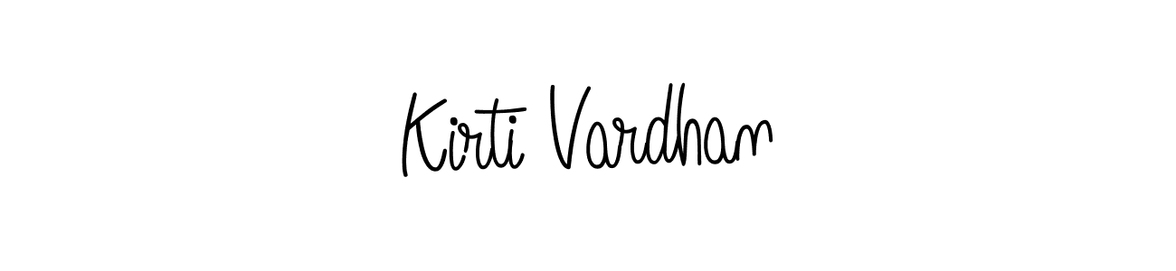 Create a beautiful signature design for name Kirti Vardhan. With this signature (Angelique-Rose-font-FFP) fonts, you can make a handwritten signature for free. Kirti Vardhan signature style 5 images and pictures png