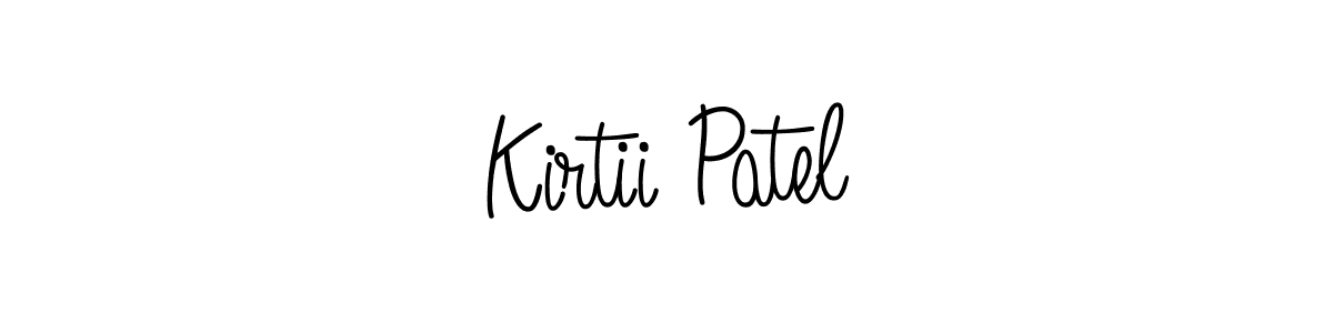 Once you've used our free online signature maker to create your best signature Angelique-Rose-font-FFP style, it's time to enjoy all of the benefits that Kirtii Patel name signing documents. Kirtii Patel signature style 5 images and pictures png