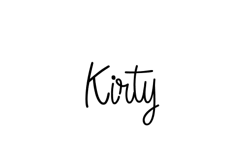 Make a beautiful signature design for name Kirty. Use this online signature maker to create a handwritten signature for free. Kirty signature style 5 images and pictures png