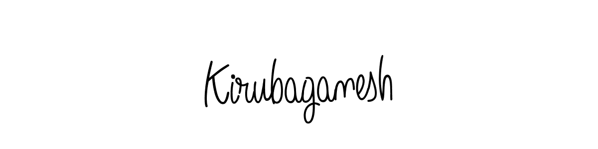 Design your own signature with our free online signature maker. With this signature software, you can create a handwritten (Angelique-Rose-font-FFP) signature for name Kirubaganesh. Kirubaganesh signature style 5 images and pictures png