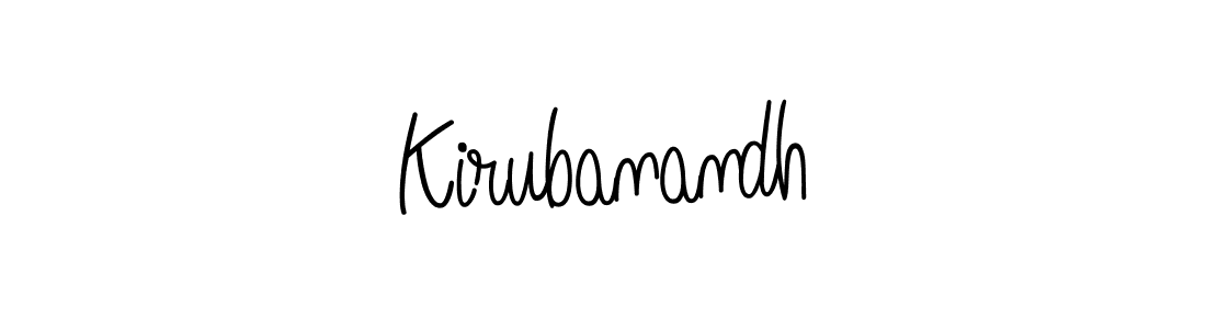 How to Draw Kirubanandh signature style? Angelique-Rose-font-FFP is a latest design signature styles for name Kirubanandh. Kirubanandh signature style 5 images and pictures png