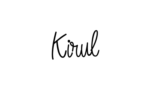 Make a short Kirul signature style. Manage your documents anywhere anytime using Angelique-Rose-font-FFP. Create and add eSignatures, submit forms, share and send files easily. Kirul signature style 5 images and pictures png