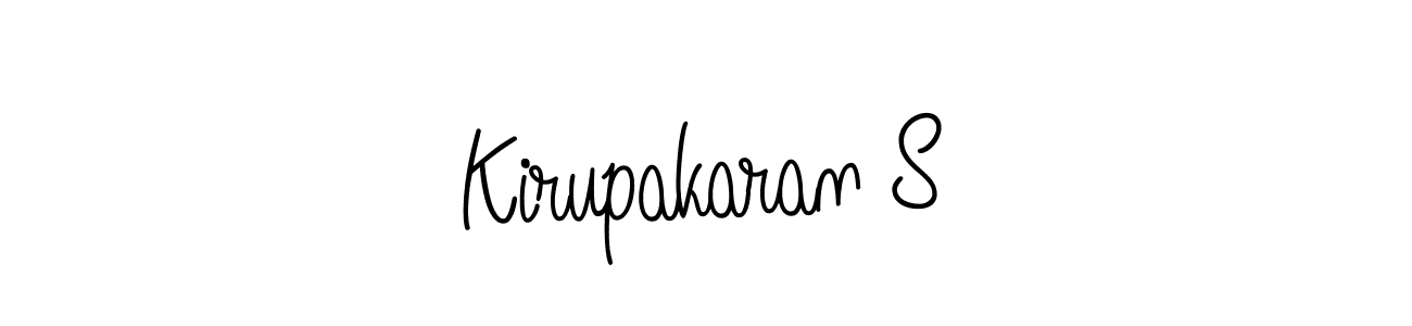 It looks lik you need a new signature style for name Kirupakaran S. Design unique handwritten (Angelique-Rose-font-FFP) signature with our free signature maker in just a few clicks. Kirupakaran S signature style 5 images and pictures png
