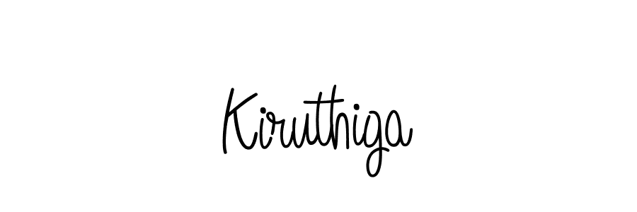 Use a signature maker to create a handwritten signature online. With this signature software, you can design (Angelique-Rose-font-FFP) your own signature for name Kiruthiga. Kiruthiga signature style 5 images and pictures png