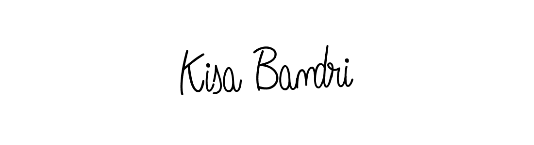 Create a beautiful signature design for name Kisa Bandri. With this signature (Angelique-Rose-font-FFP) fonts, you can make a handwritten signature for free. Kisa Bandri signature style 5 images and pictures png