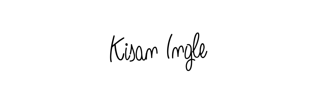 Also we have Kisan Ingle name is the best signature style. Create professional handwritten signature collection using Angelique-Rose-font-FFP autograph style. Kisan Ingle signature style 5 images and pictures png