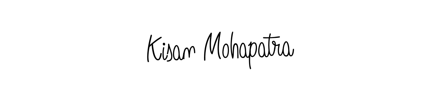 Design your own signature with our free online signature maker. With this signature software, you can create a handwritten (Angelique-Rose-font-FFP) signature for name Kisan Mohapatra. Kisan Mohapatra signature style 5 images and pictures png