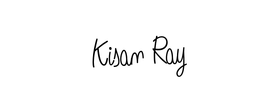 You should practise on your own different ways (Angelique-Rose-font-FFP) to write your name (Kisan Ray) in signature. don't let someone else do it for you. Kisan Ray signature style 5 images and pictures png