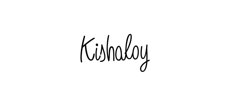 Create a beautiful signature design for name Kishaloy. With this signature (Angelique-Rose-font-FFP) fonts, you can make a handwritten signature for free. Kishaloy signature style 5 images and pictures png