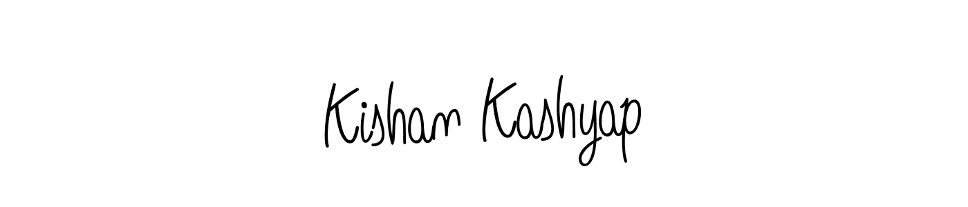 How to Draw Kishan Kashyap signature style? Angelique-Rose-font-FFP is a latest design signature styles for name Kishan Kashyap. Kishan Kashyap signature style 5 images and pictures png