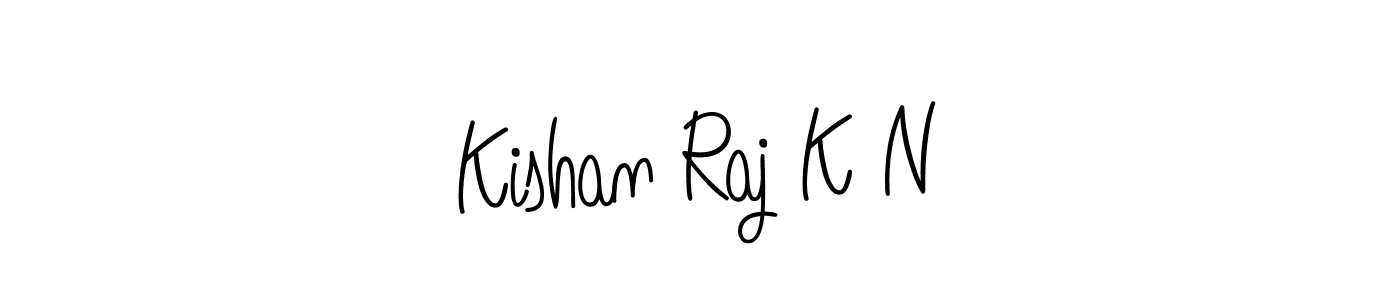 Once you've used our free online signature maker to create your best signature Angelique-Rose-font-FFP style, it's time to enjoy all of the benefits that Kishan Raj K N name signing documents. Kishan Raj K N signature style 5 images and pictures png