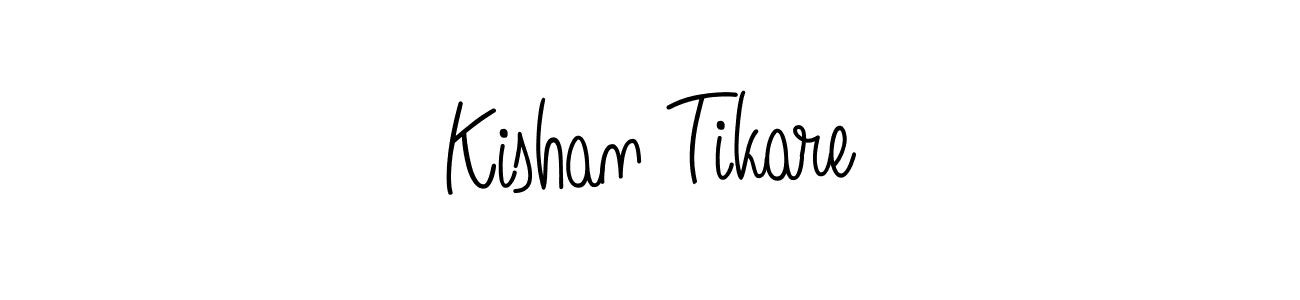 Also we have Kishan Tikare name is the best signature style. Create professional handwritten signature collection using Angelique-Rose-font-FFP autograph style. Kishan Tikare signature style 5 images and pictures png